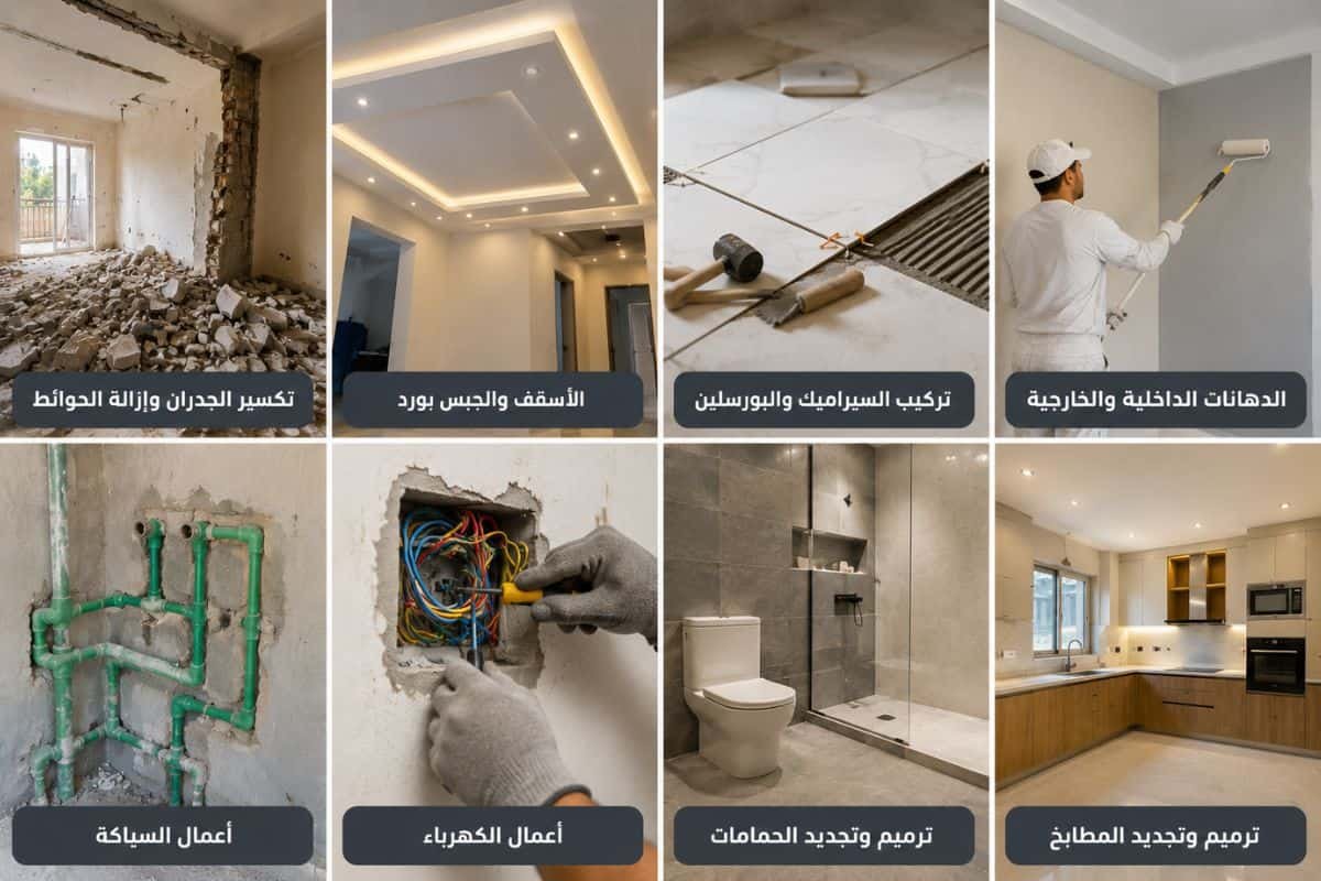 أعمال تكسير وترميم بجدة، معلم تكسير وترميم، صيانة المنازل.